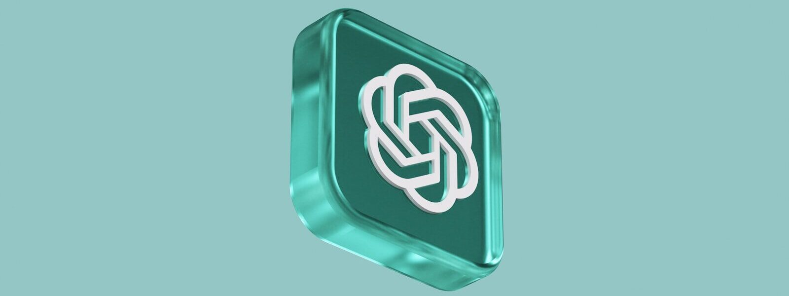 a green square with a white knot on it chatgpt